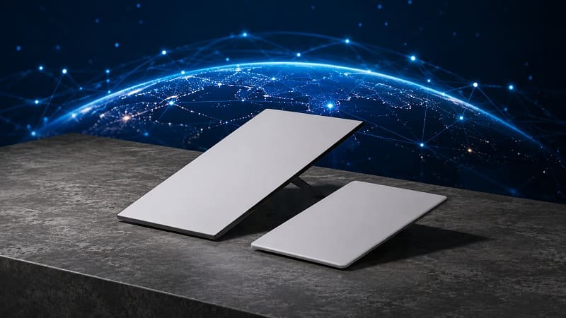 Antenas Starlink e conectividade global